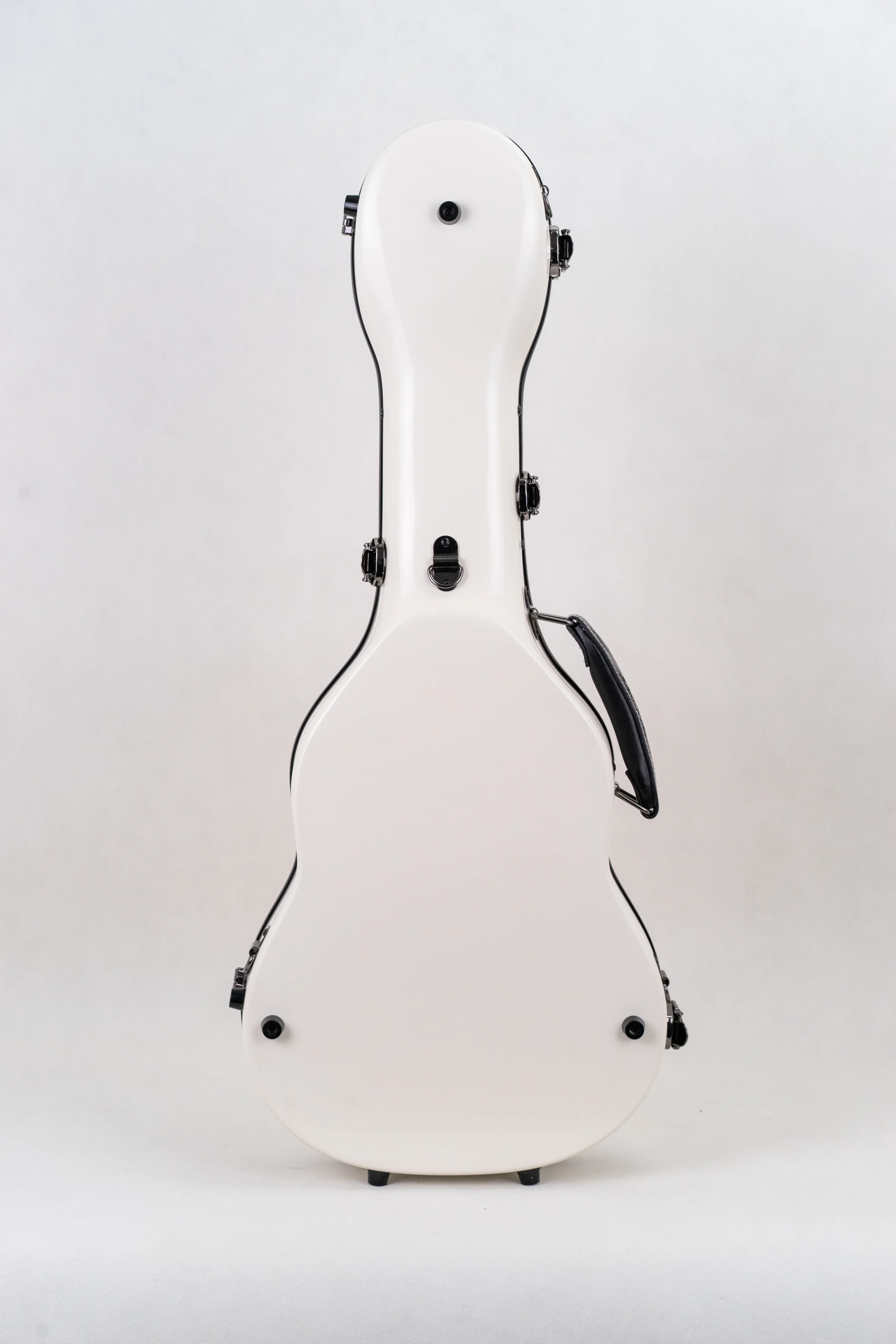 Premium Fiberglas Bariton Ukulele-Koffer  - Weiß